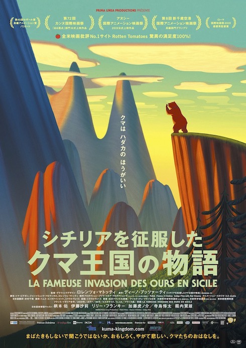 クマが数の暴力よりも知恵で統治するアニメ映画「シチリアを征服したクマ王国の物語」レビュー