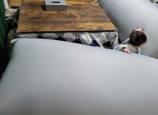 ヨギボー サイズ ミス 家が埋まった