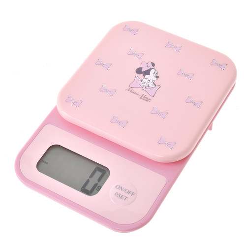 キッチンスケール ディズニーストア MINNIE'S KITCHEN ミニーマウス リボン キッチングッズ かわいい