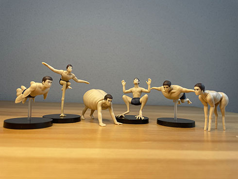 カプセルトイ「カメの甲羅はあばら骨」・集合写真