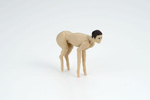 カプセルトイ「カメの甲羅はあばら骨」・ウマ人間