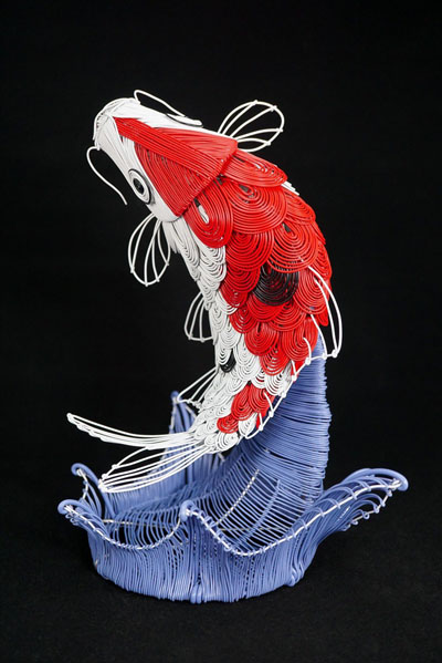 ぷかぷか泳ぐマンボウのワイヤーアート マンボウの3Dワイヤーアート その他素材 JUN 通販 14531209