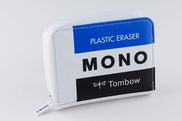 「モノ消しゴム柄のじゃばらカードケース」全体イメージ