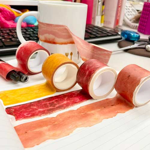 海苔 マスキングテープ ベーコン カプセルトイ