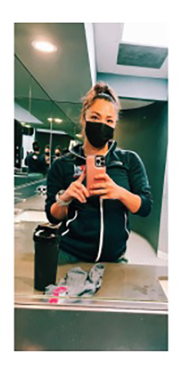 ジムに通うダルビッシュ聖子