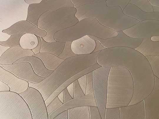 龍 畳 新潟県 本量寺 アート Kenze Yamada