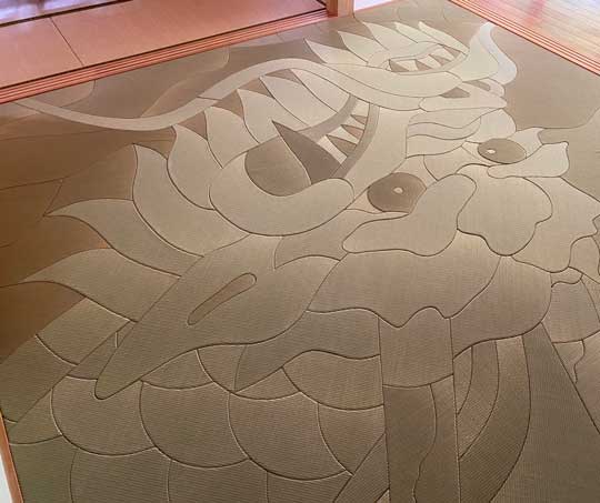 龍 畳 新潟県 本量寺 アート Kenze Yamada