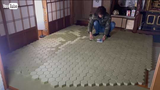 龍 畳 新潟県 本量寺 アート Kenze Yamada