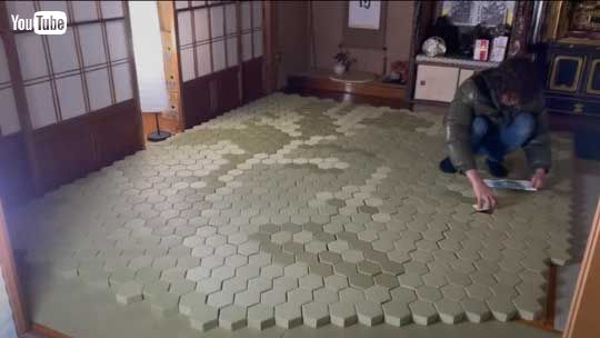 龍 畳 新潟県 本量寺 アート Kenze Yamada