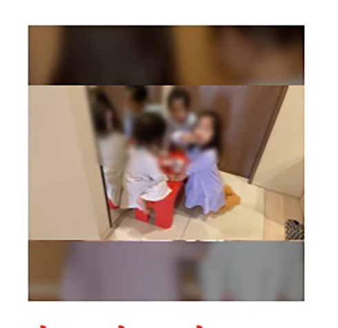 「NON STYLE」石田明に差し入れを持っていく娘たち