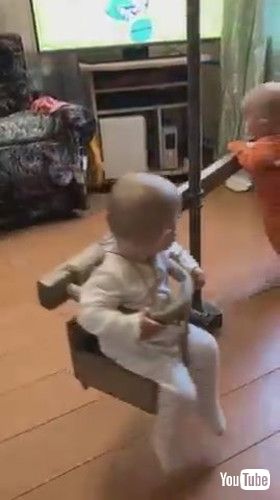 「Grandfather Made an Unusual Baby Toy || ViralHog」