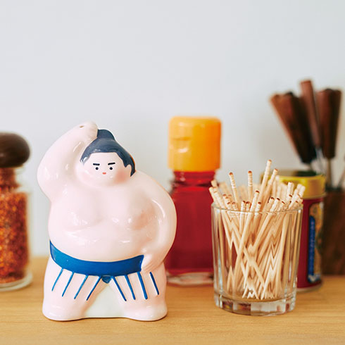 力士調味料ケース・キッチンに置いたところ