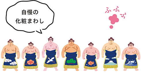 土俵入りイメージティー・絵柄