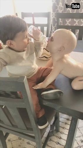「Zombie Baby Doll is Toddler Boy's Favorite New Toy || ViralHog」