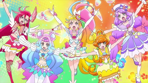 「トロピカル〜ジュ！プリキュア」プリキュアの5人