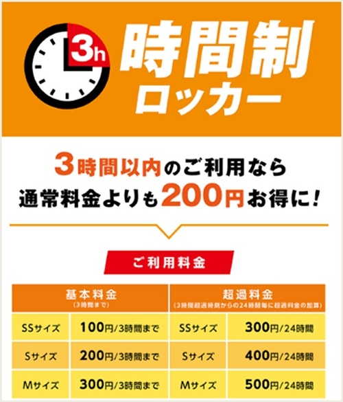 新しいサービスコインロッカー