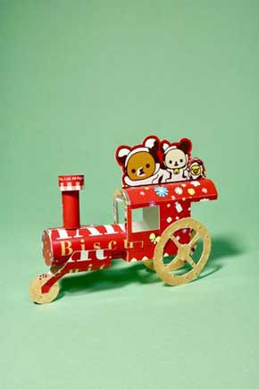 森永 工作できる パッケージ リラックマ 空箱職人 はるきる