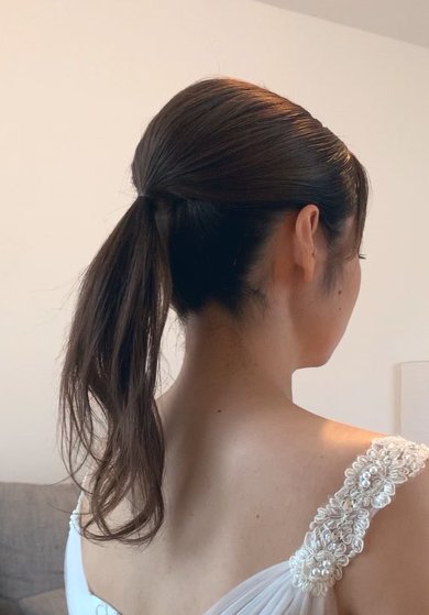 ポニーテイルリング ヘアアレンジ ヘアアクセサリ