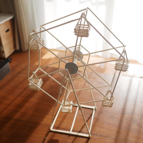 工作 娘 父 観覧車 ダンボール