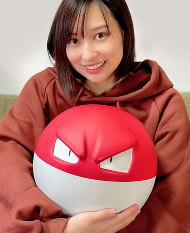 実寸大ビリリダマ
