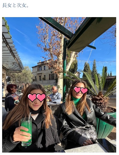 中村江里子 長女 次女