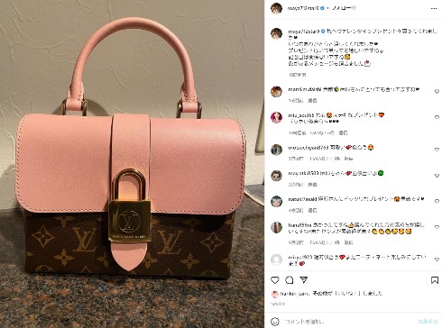 小林麻耶のルイ・ヴィトンのバッグ