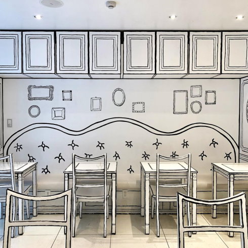 新大久保にある漫画のような2D CAFE