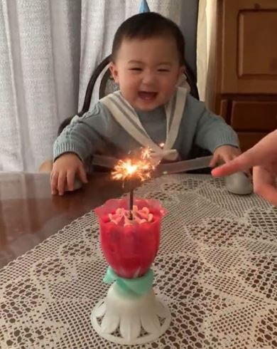 育児  誕生日 1歳 子育て ドリームキャンドルデラックス