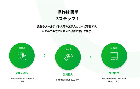 ポケットチェンジ