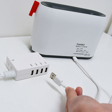 卓上加湿器「揺れる炎をおうちで楽しむ『ミストでTAKIBI』」