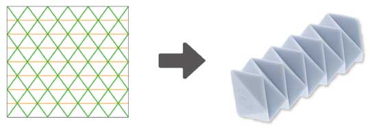 ずっと カドで消せる 多角消しゴム ZIGZAG mini カプセルトイ