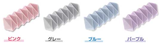 ずっと カドで消せる 多角消しゴム ZIGZAG mini カプセルトイ