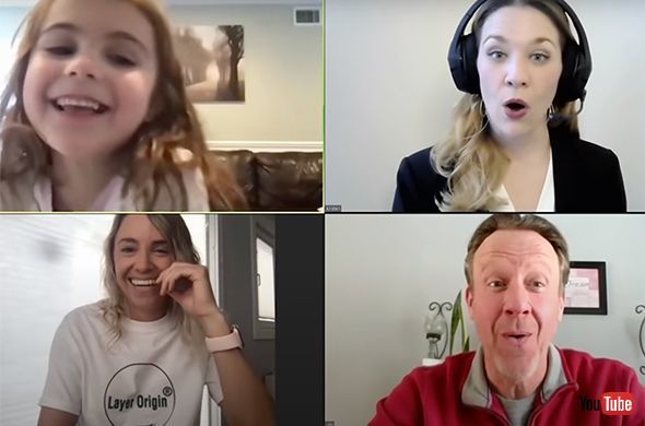 Web会議に子どもが乱入