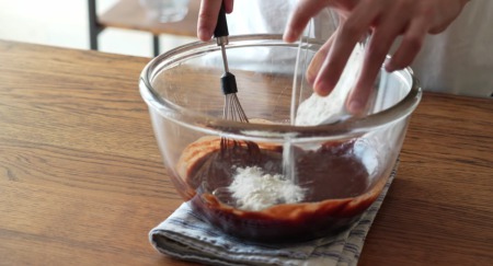 フライパン チョコケーキ バレンタイン