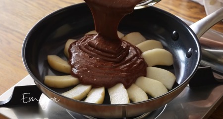 フライパン チョコケーキ バレンタイン