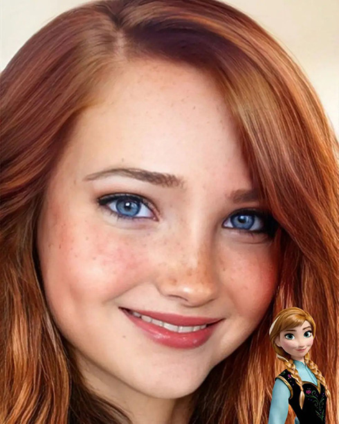 ディズニーキャラが実在する人間だったらこんな顔　AIを利用するアーティストの作品に夢が広がる