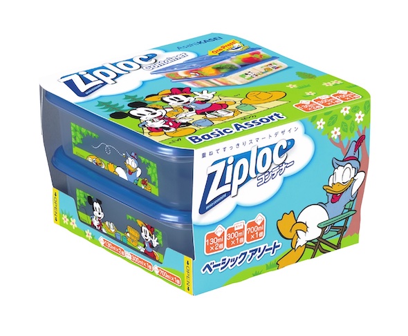 旭化成ホームプロダクツ Ziploc ディズニー 数量限定 ミッキーマウス ピクニック ハイキング お弁当 コンテナー