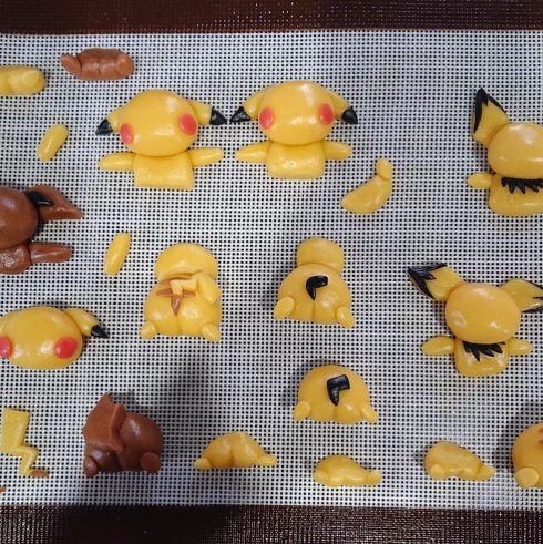 生チョコ風呂ピカチュウ