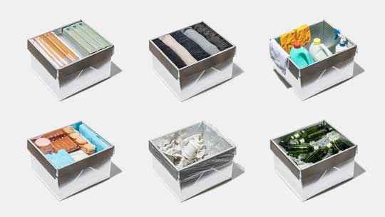 ダンボール箱 水も入れられる ハイスペック CARTON 2.0 アイザック コクヨ