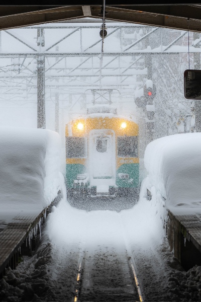 かぼちゃ色の電車