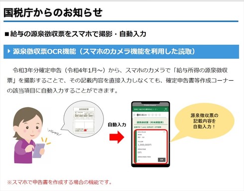 国税庁のWebサイト