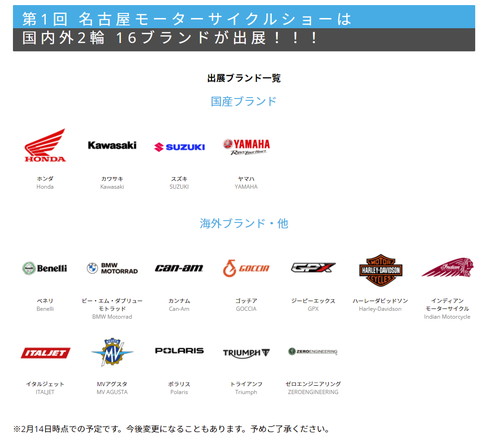 名古屋モーターサイクルショー