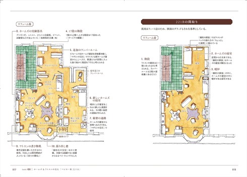 シャーロック・ホームズに出てくる建物を研究家と一級建築士が