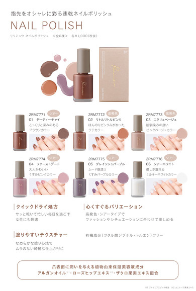 ネイルポリッシュの詳細