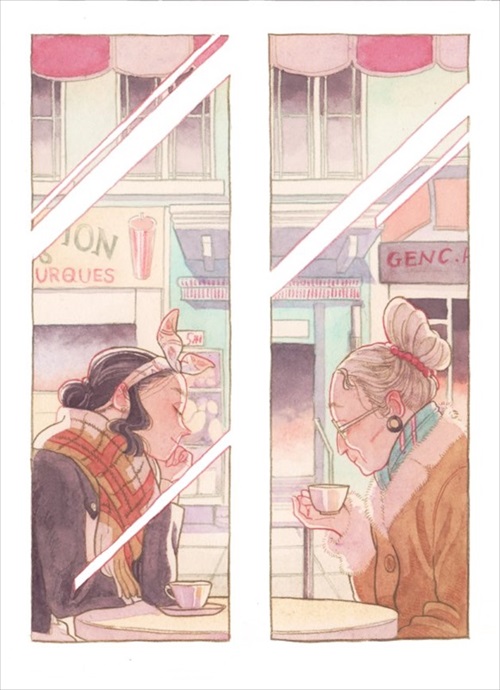 女2人が男を待つ話