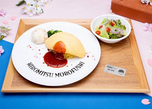 スコッチ辛いヒロのオムライス（1540円／オリジナル食券付き）