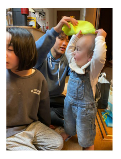 吉野紗香の息子・ナユタセナの誕生日会のもよう