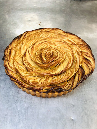 細かすぎるりんごタルト・焼いた後