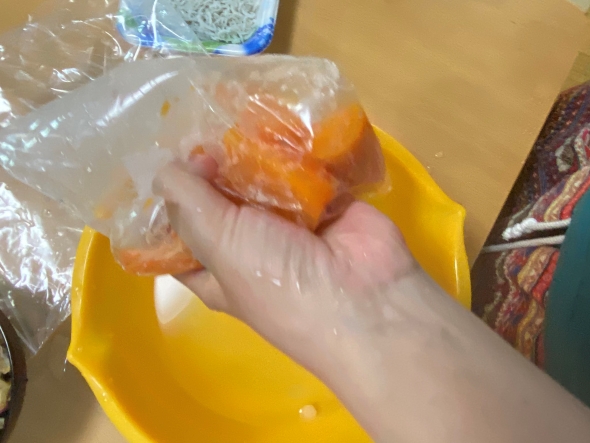 離乳食でジップロックを活用