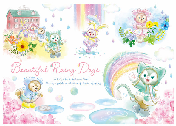 ダッフィー＆フレンズのビューティフル・レイニーデイズ メインビジュアル